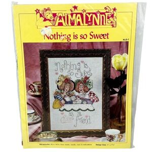 Nothing Is So Sweet Cross Stitch Kit Alma Lynne‎ ALD-7 11x7 Dear Friend
